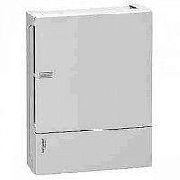 Распределительный шкаф MINI PRAGMA, 24 мод., IP40, навесной, пластик, белая дверь | код. MIP12212 | Schneider Electric